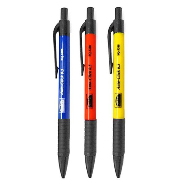 Suremark Auto Click Mechanical Pencil 0.5mm Pack of 3 SQ-3388-3